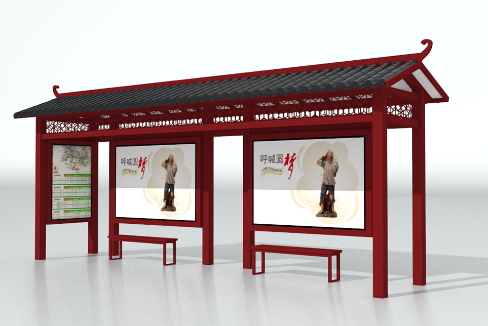 仿古候车亭RX-FGHCT11