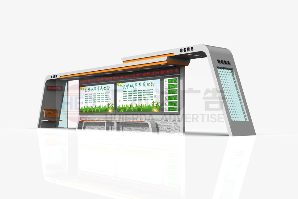 浙江宁波第二批公交候车亭安装完成